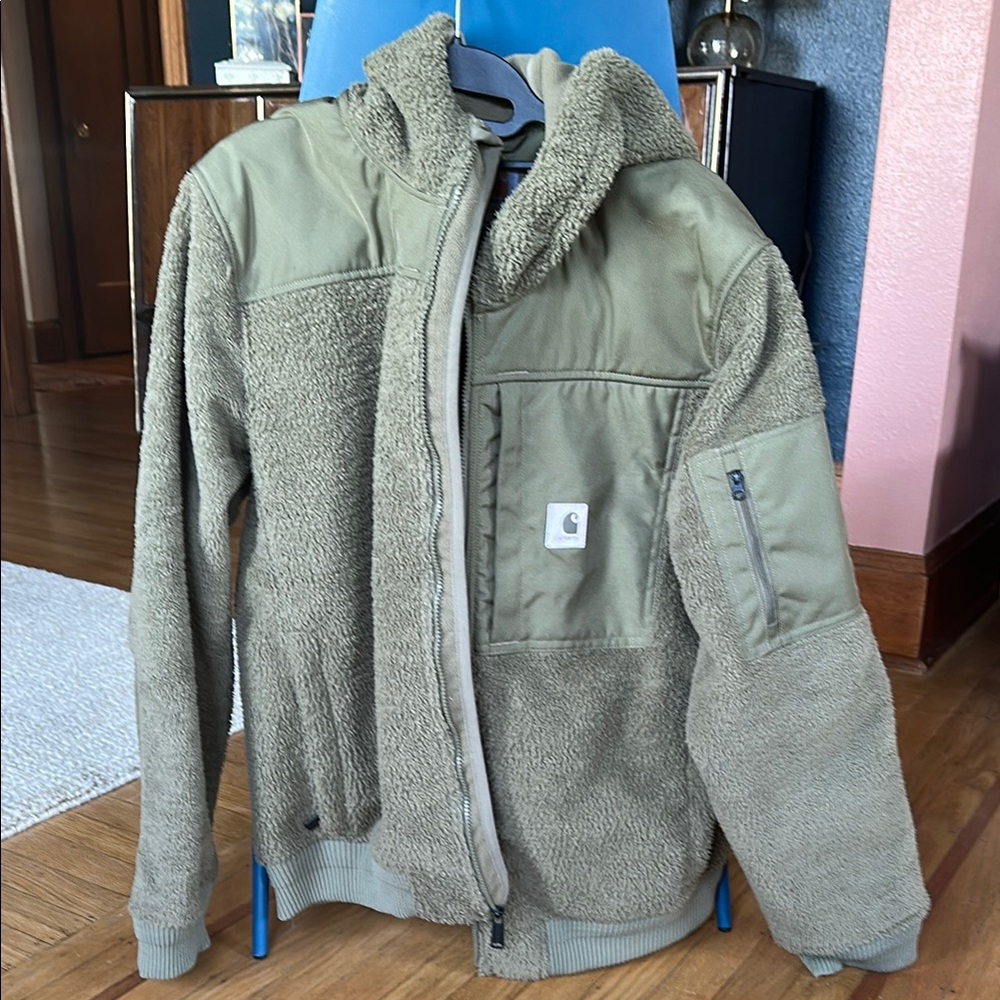 Carhartt Olive Green YUKON EXTREMES WIND FIGHTER FLEECE ACTIVE